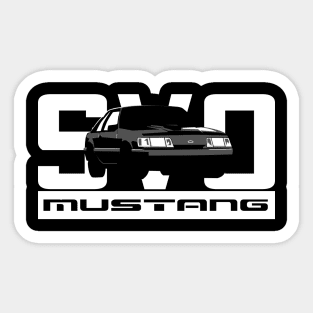 1985-86 SVO Mustang Dark Sticker